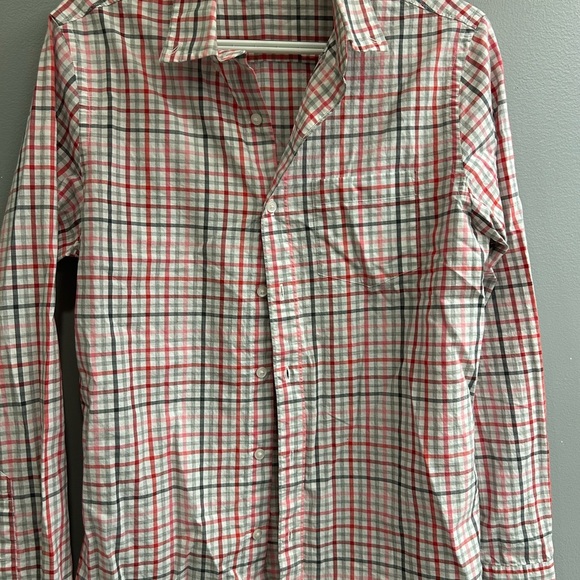 Plaid Button-Up Shirt - Picture 1 of 5